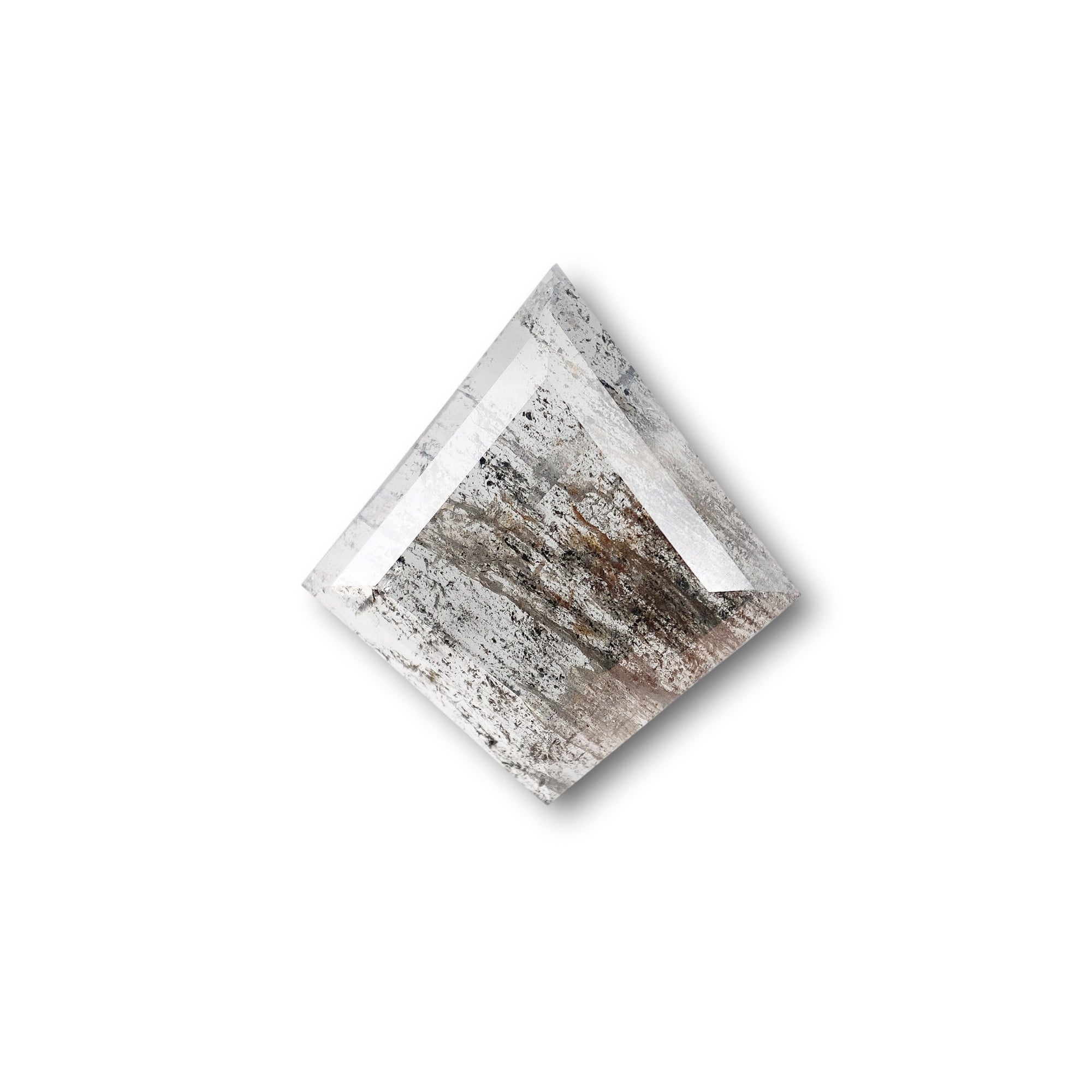 DIAMOND VAULT SALT & PEPPER DIAMOND 2.31ct | Salt & Pepper Kite Shape Rose Cut Diamond