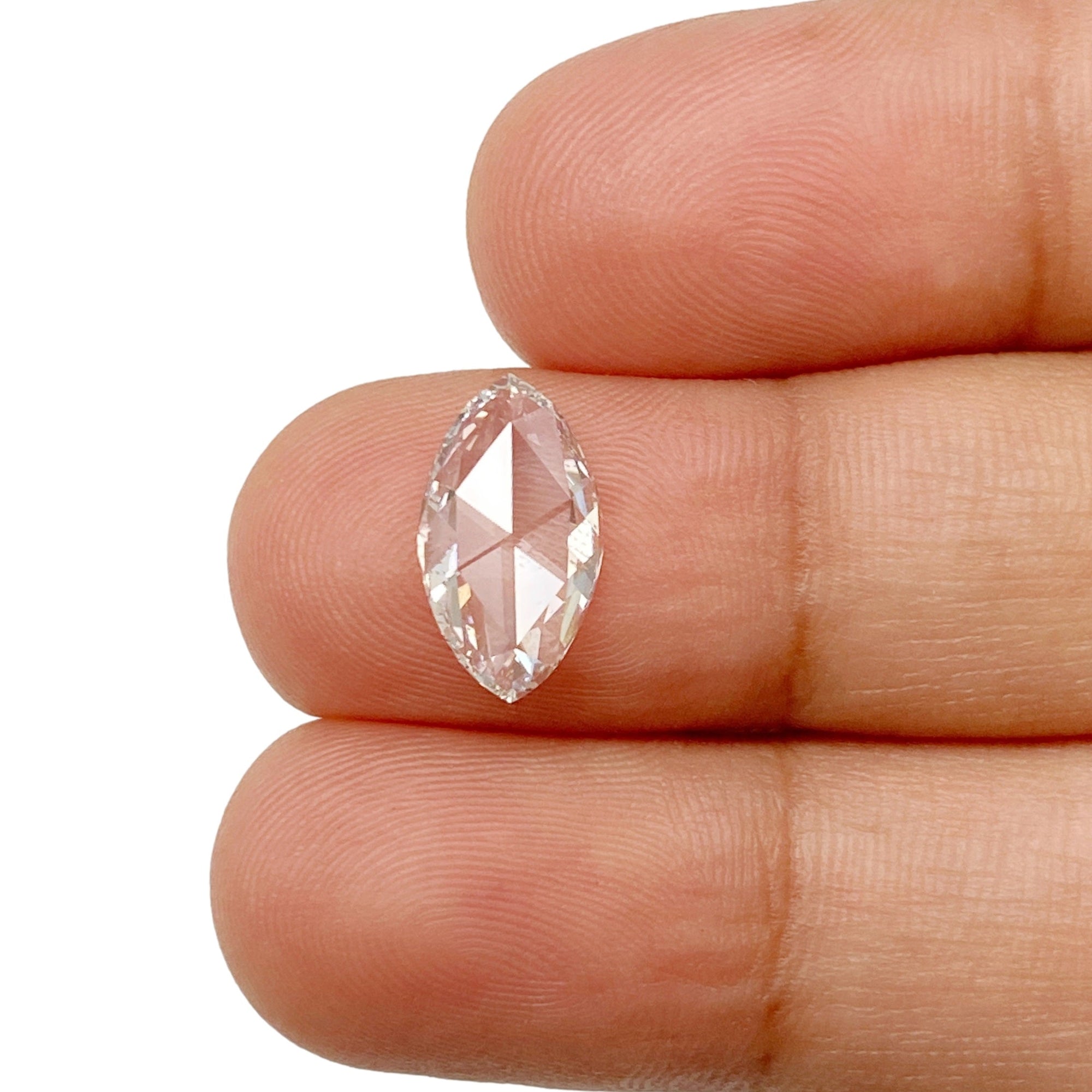 LITHOS Diamond Lab Diamond 1.36ct | F/VS1 Marquise Shape Rose Cut Lab Diamond (IGI)