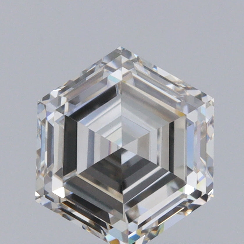 DIAMOND VAULT WHITE DIAMOND 1.00ct | K/VS1 Hexagon Shape Step Cut Diamond (GIA)