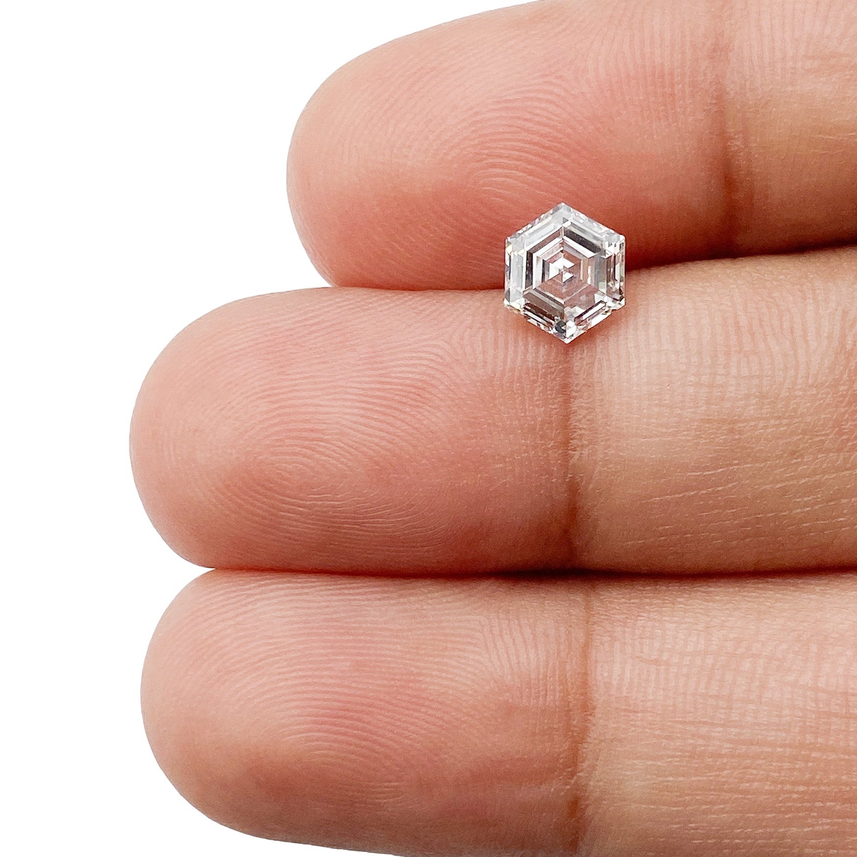 DIAMOND VAULT WHITE DIAMOND 1.00ct | K/VS1 Hexagon Shape Step Cut Diamond (GIA)
