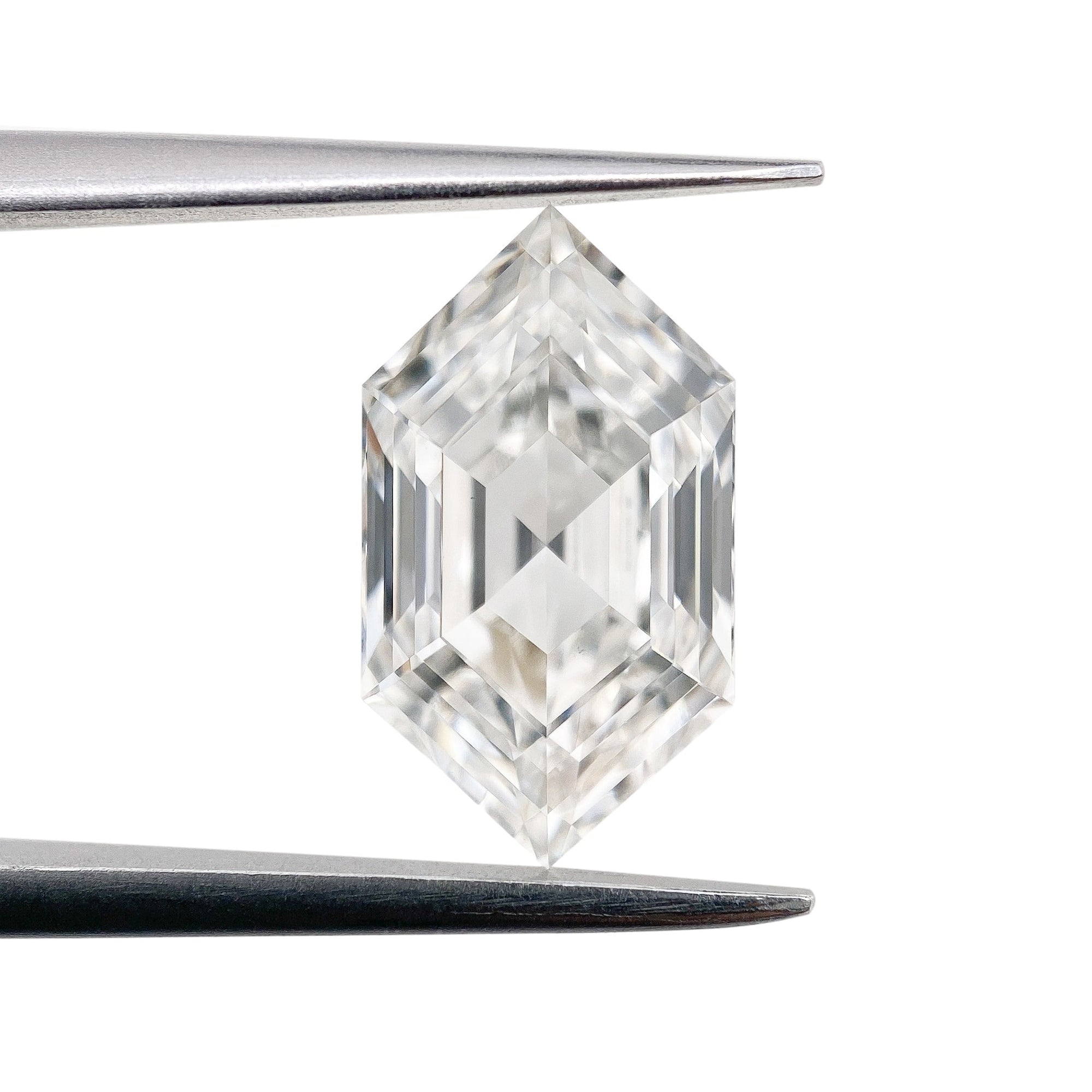 LITHOS Diamond Lab Diamond 3.05ct | F/VS1 Hexagon Shape Step Cut Lab Diamond (IGI)