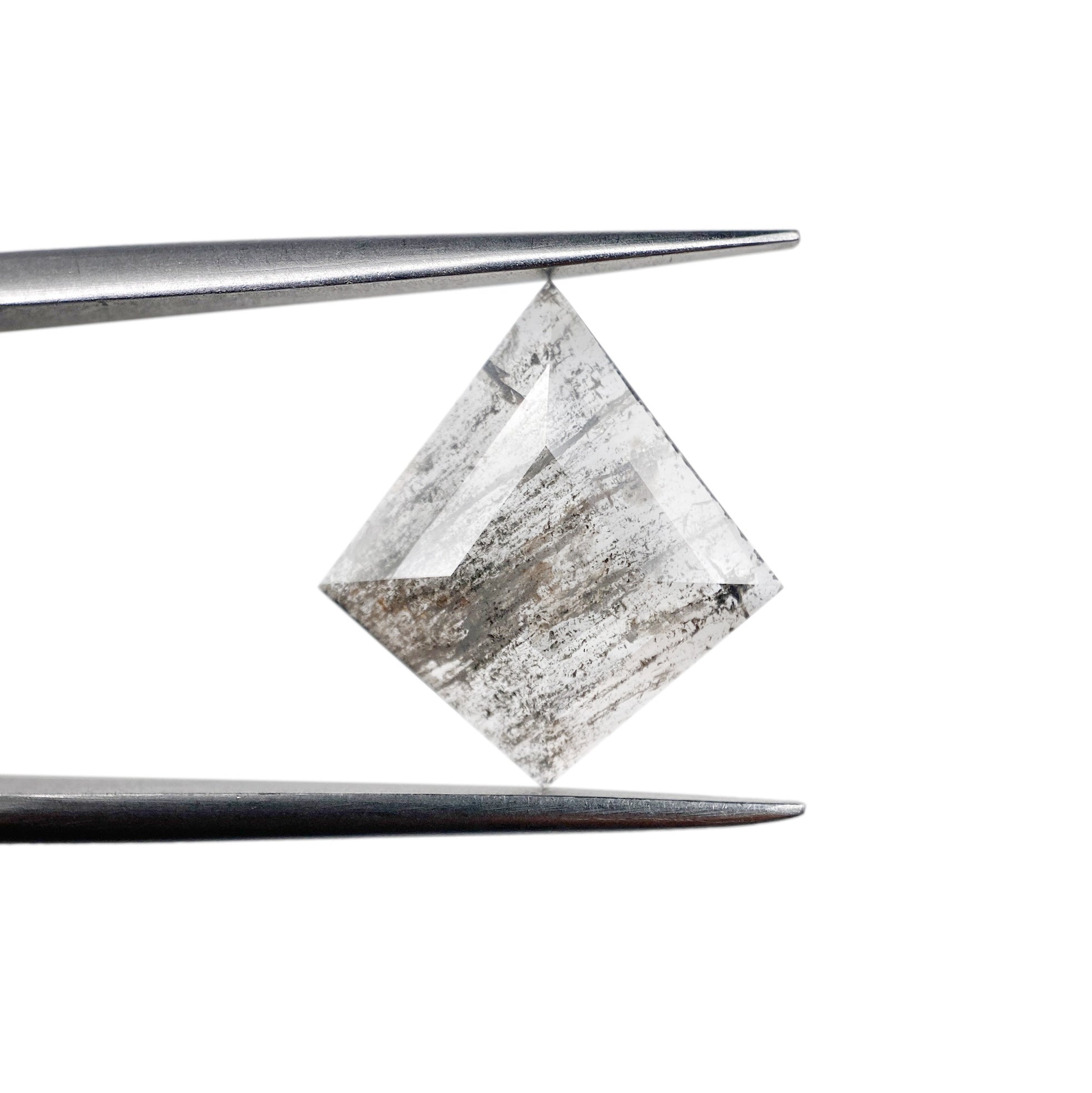 DIAMOND VAULT SALT & PEPPER DIAMOND 1.86ct | Salt & Pepper Kite Shape Rose Cut Diamond