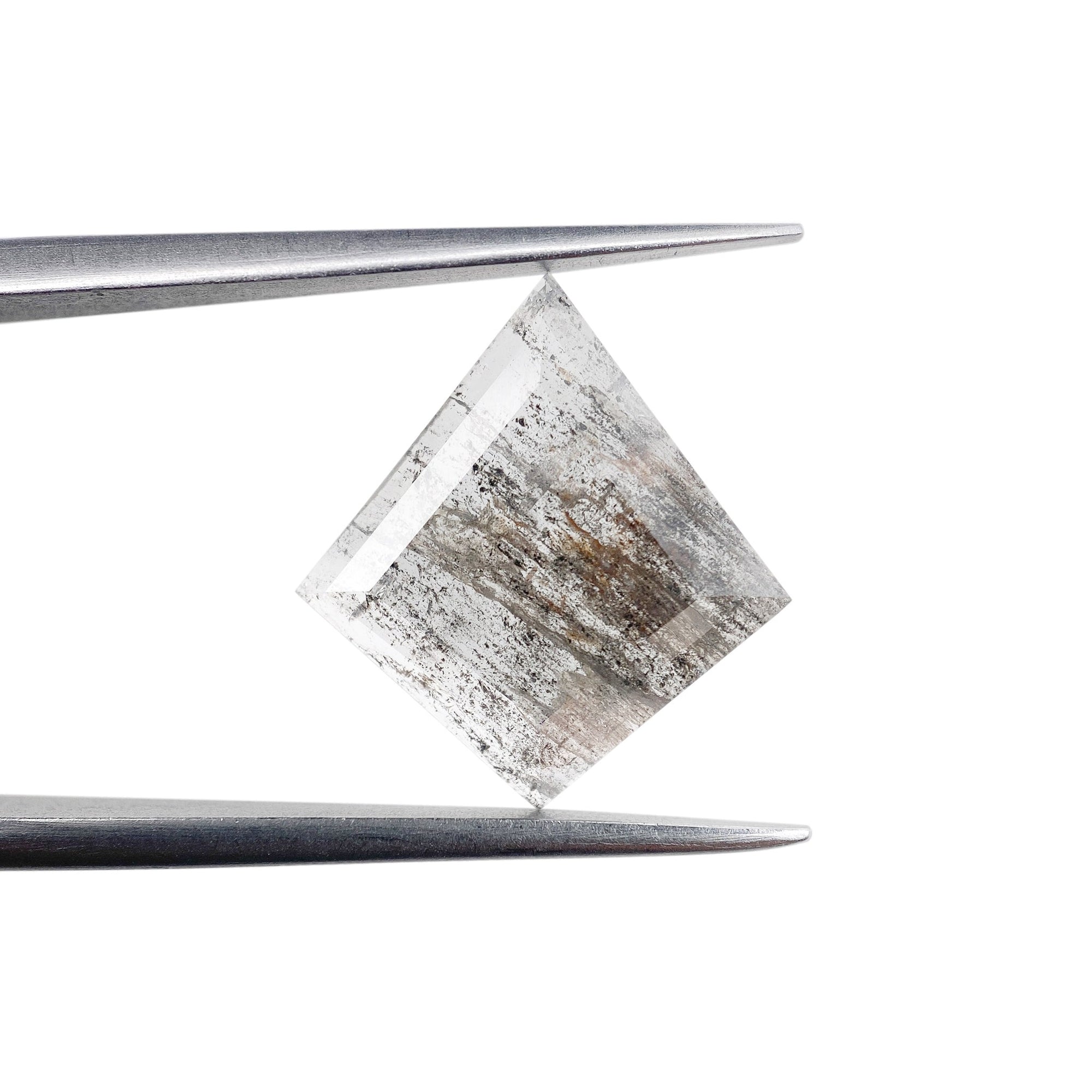 DIAMOND VAULT SALT & PEPPER DIAMOND 2.31ct | Salt & Pepper Kite Shape Rose Cut Diamond
