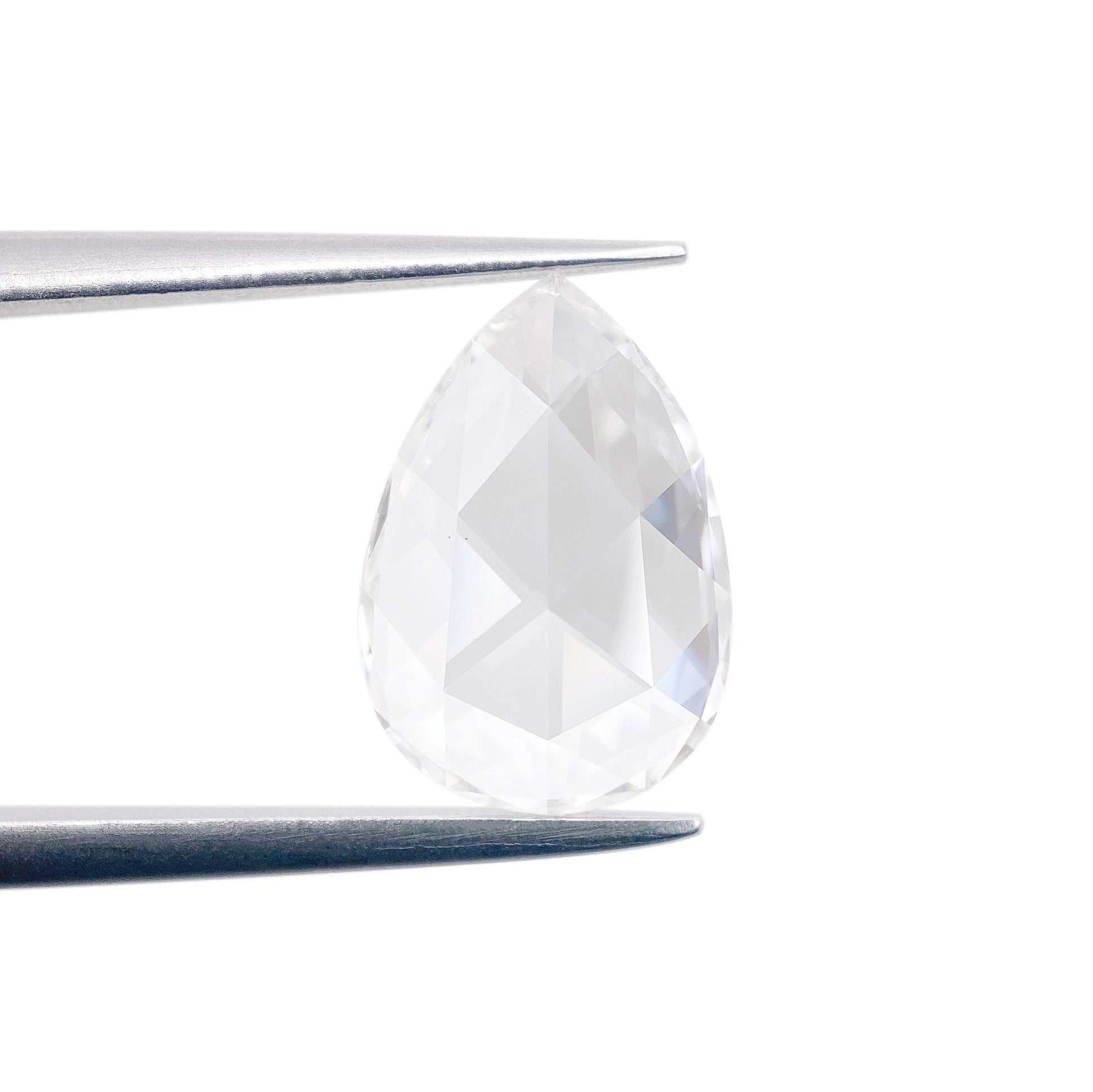LITHOS Diamond Lab Diamond 1.70ct | D/VS1 Pear Shape Rose Cut Lab Diamond (IGI)