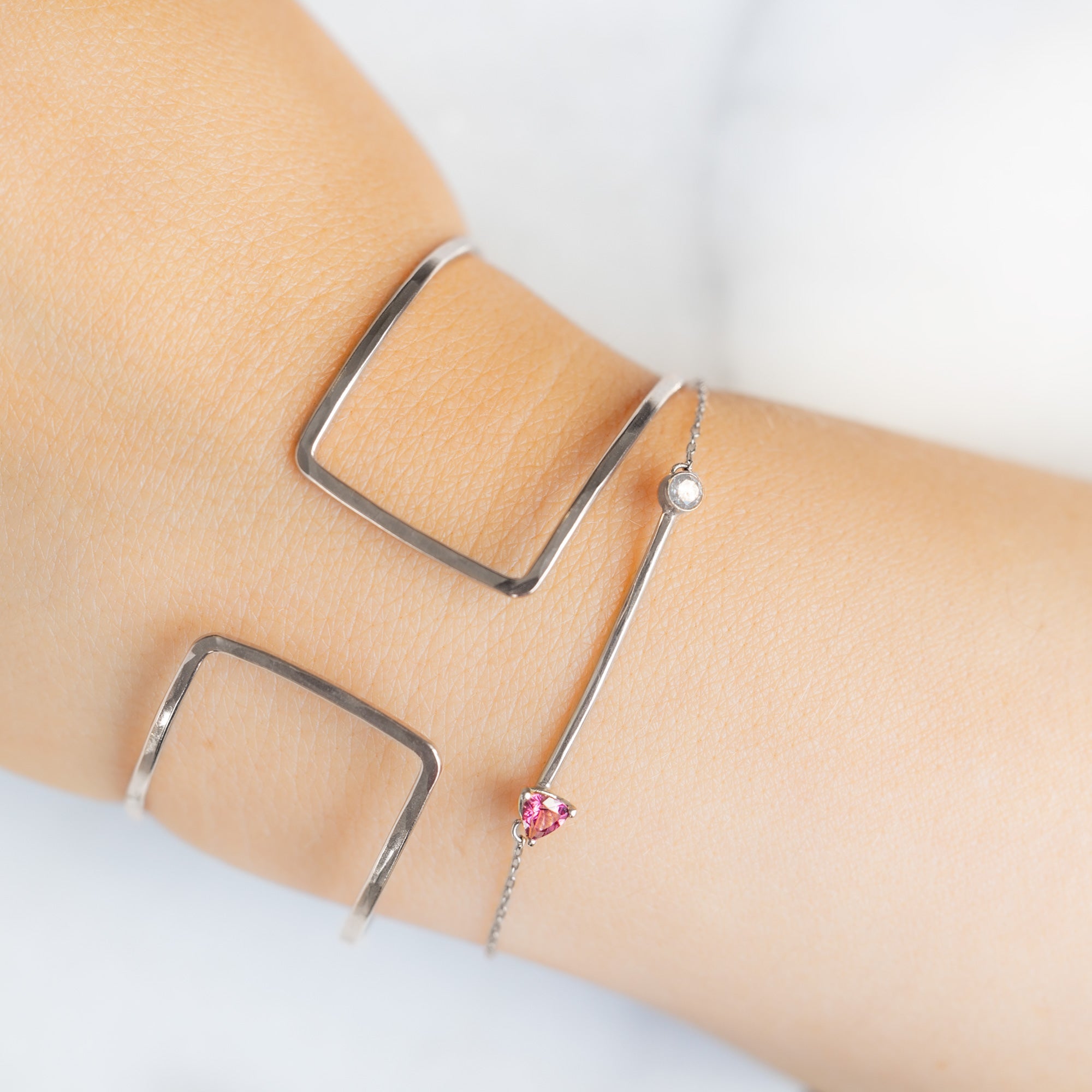 Alexis Russell Bracelets / Anklets The Horizon Bracelet | Sterling Silver