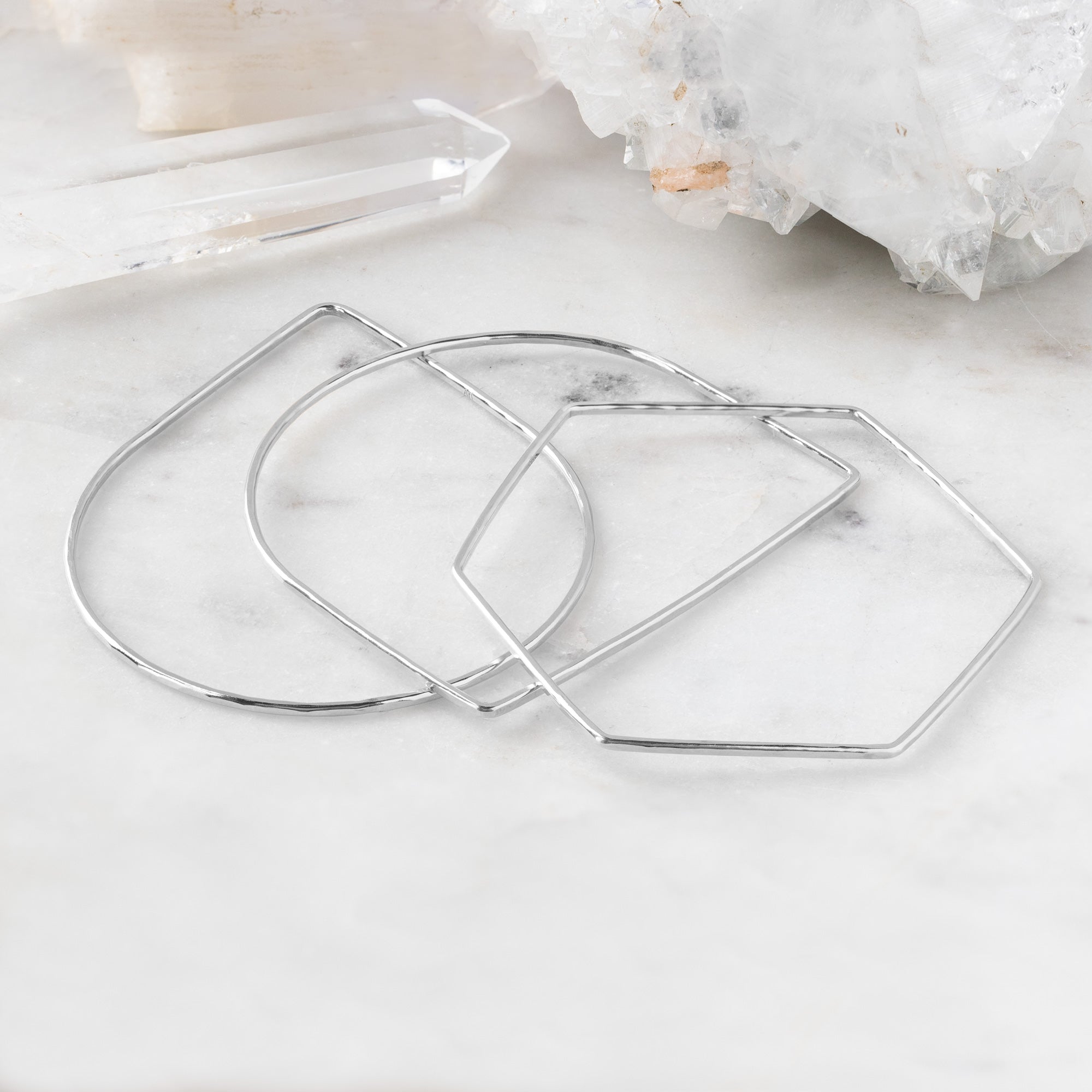 Alexis Russell Bracelets / Anklets The Peak Stacking Bangle | Sterling Silver