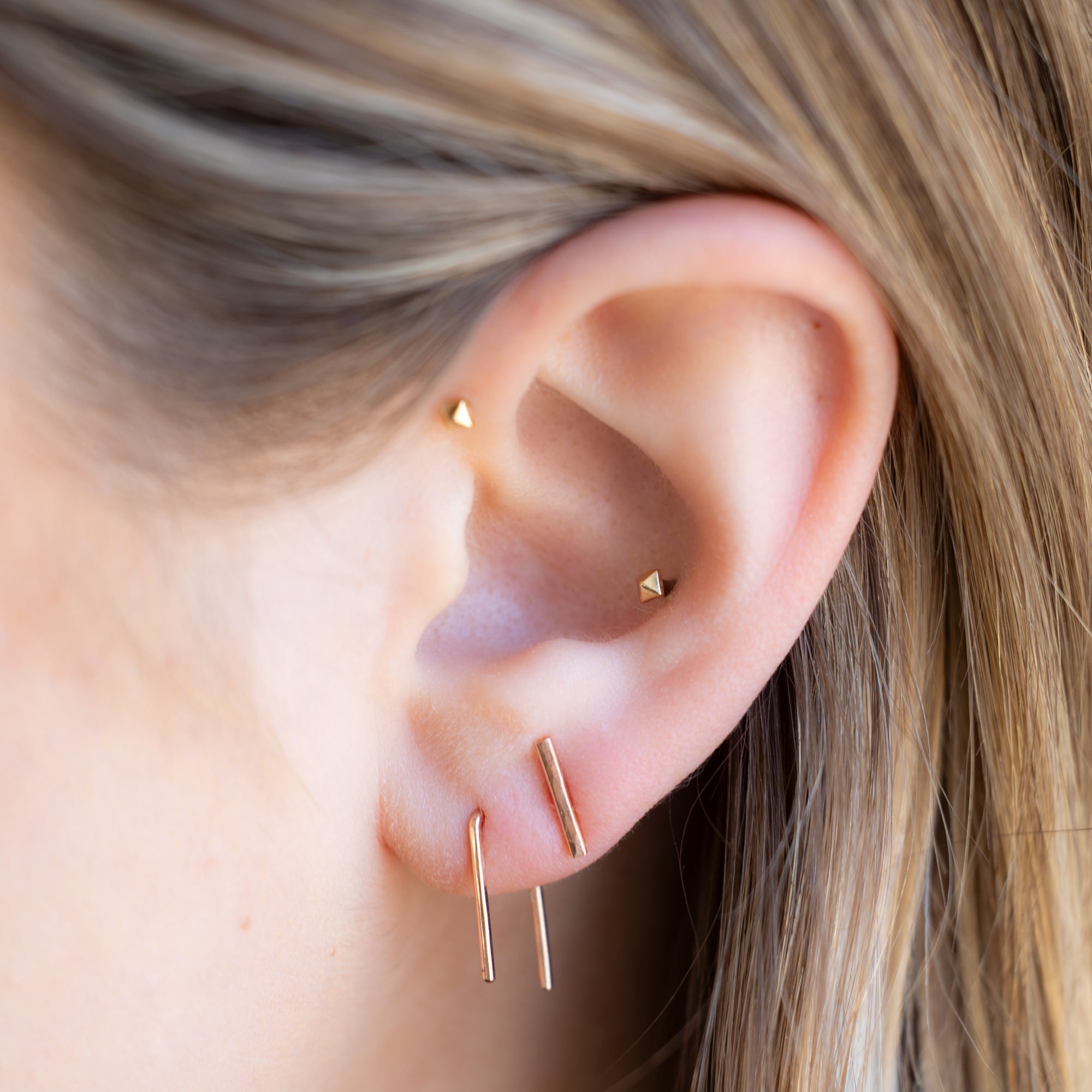 Alexis Russell Earrings The Staple Hoop Earrings | Yellow, Rose, White or Sterling Silver