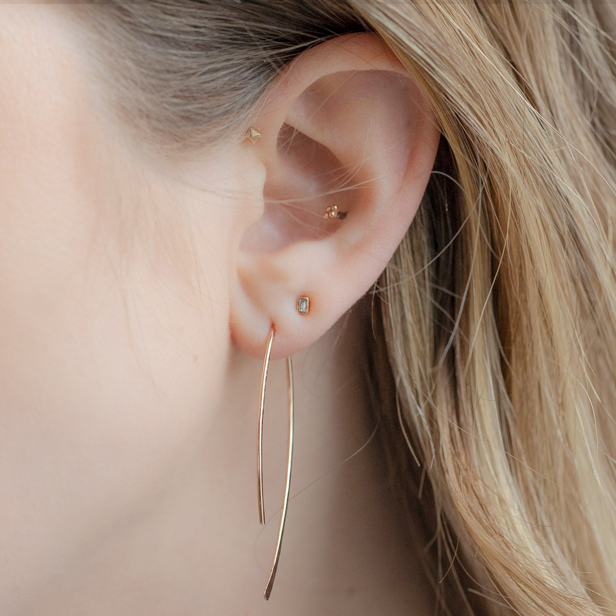 Alexis Russell Earrings The Wishbone Earrings | Yellow, Rose or Sterling Silver