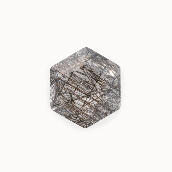 Tourmaline In Quartz (Hexagons)