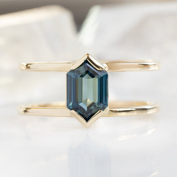 Alexis Russell Custom Diamond Ring Design Your Own Custom | Blue Sapphire Engagement Ring