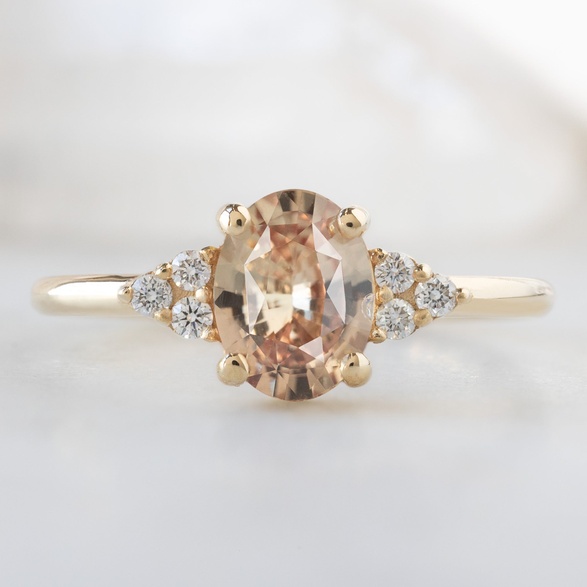Alexis Russell  Engagement Rings The Ivy Ring | Build Your Own Oval Colored Sapphire Engagement Ring