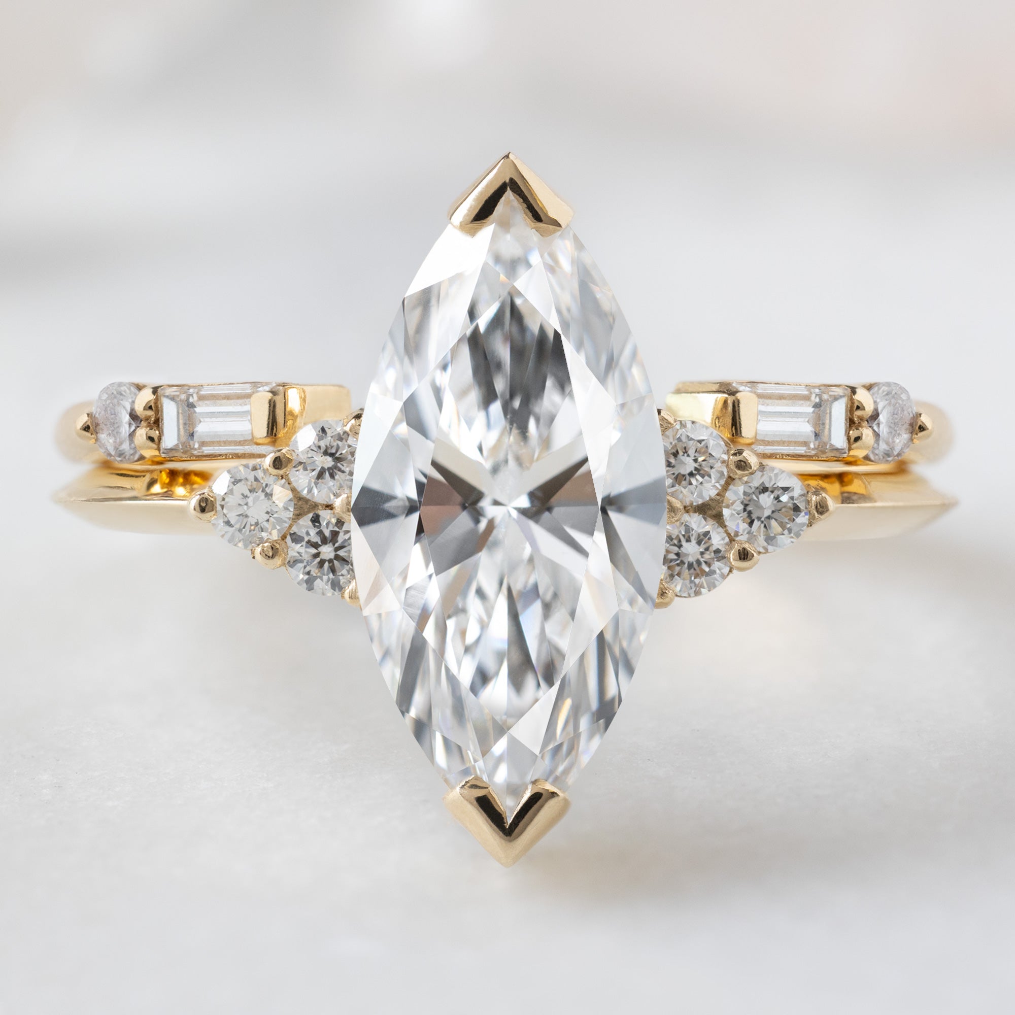 Alexis Russell  Engagement Rings The Ivy Ring | Build Your Own Marquise White Diamond Engagement Ring