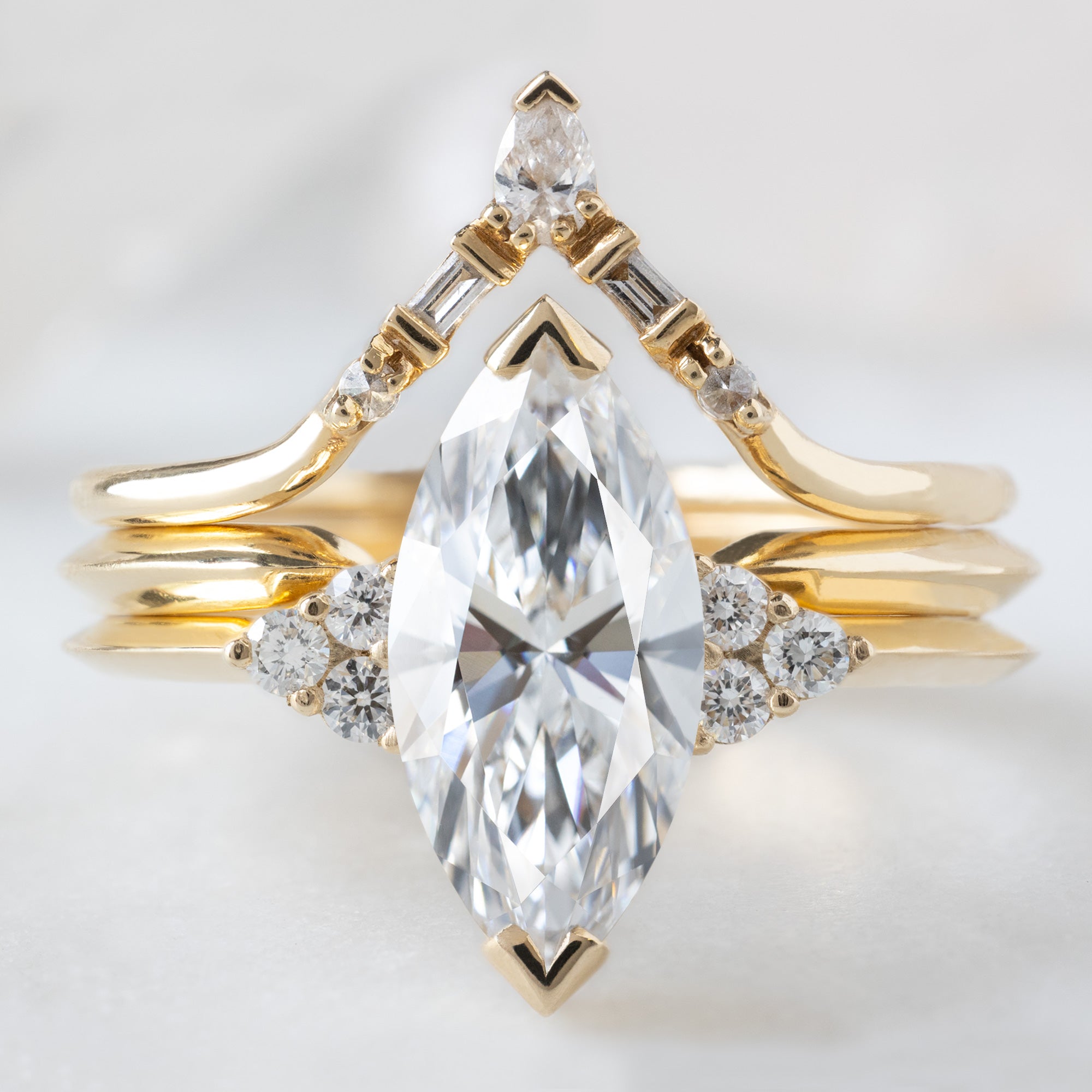 Alexis Russell  Engagement Rings The Ivy Ring | Build Your Own Marquise White Diamond Engagement Ring