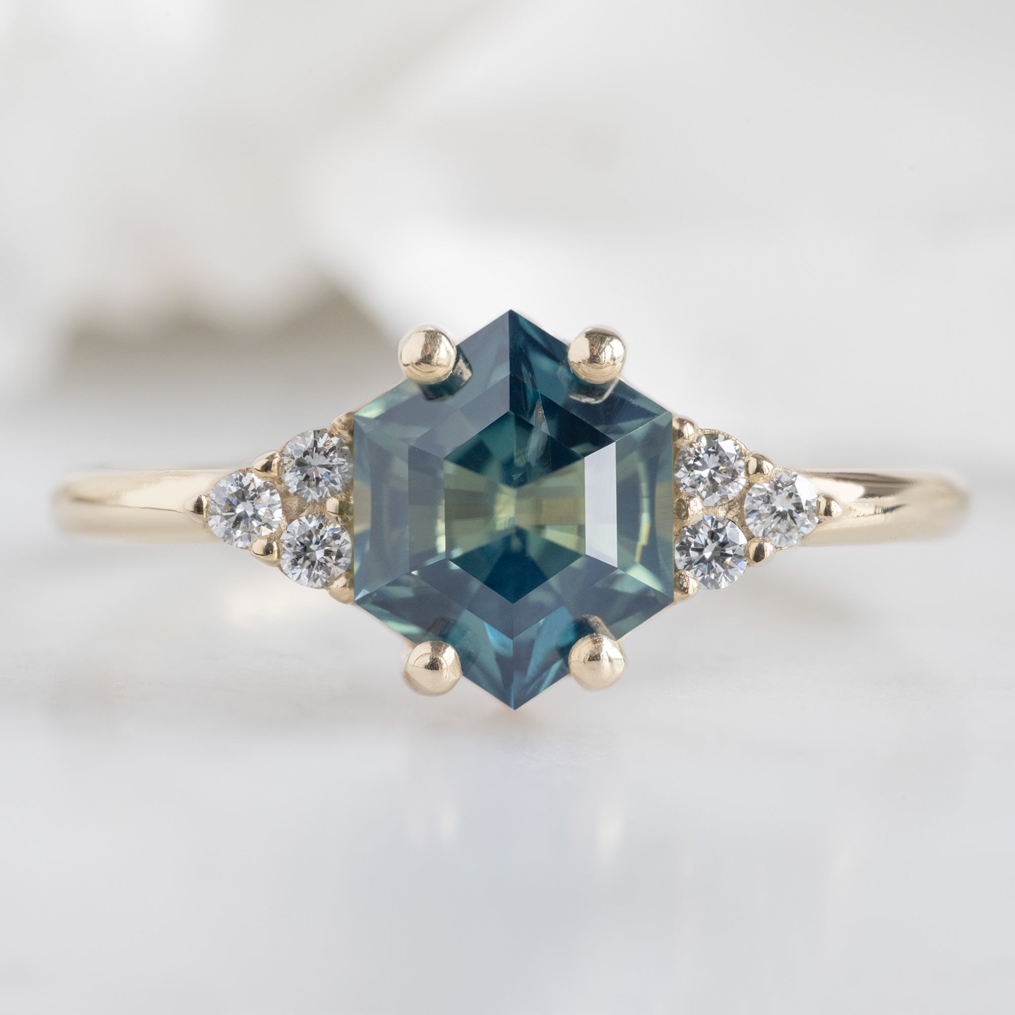 Alexis Russell  Engagement Rings The Ivy Ring | Build Your Own Hexagon Blue Sapphire Engagement Ring
