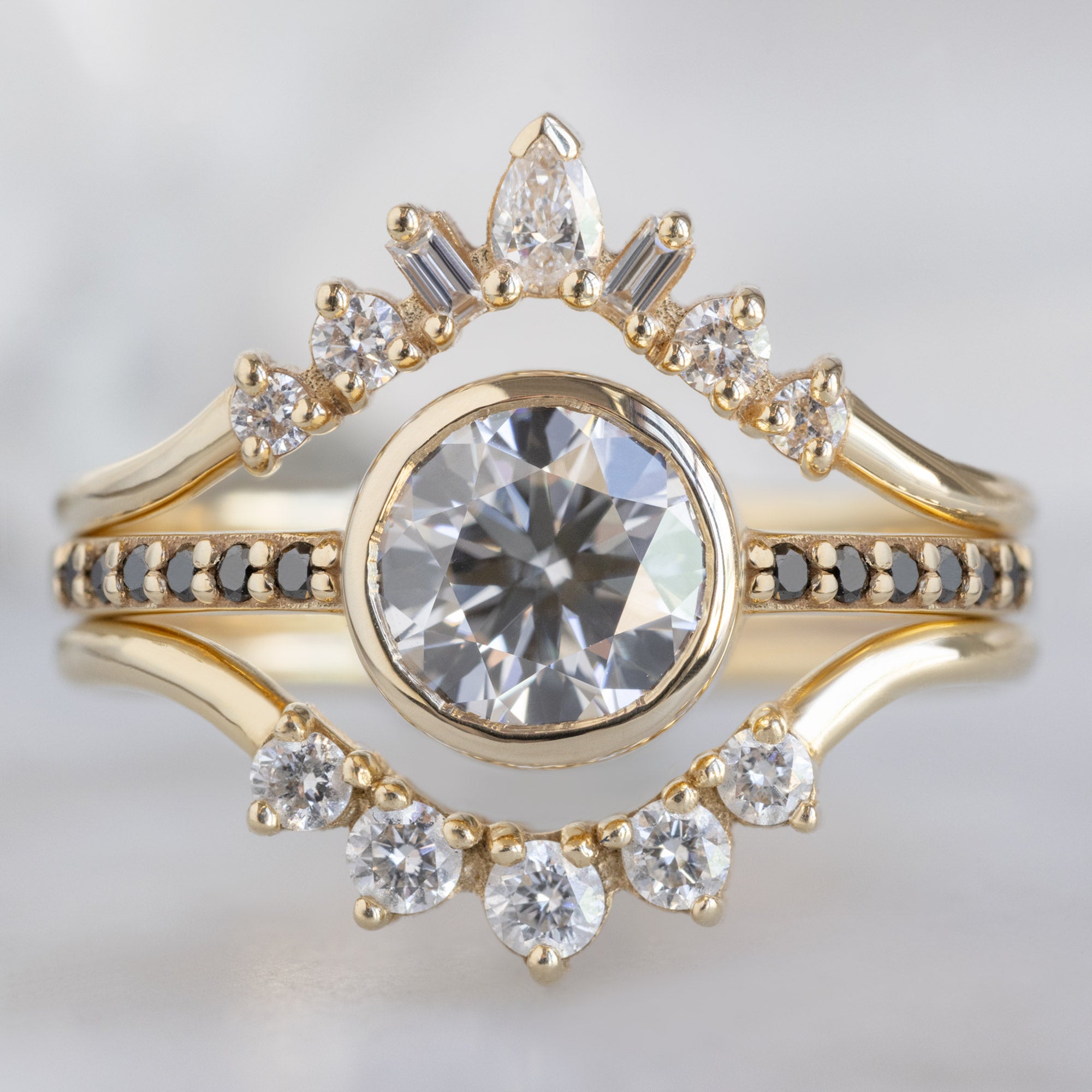 Alexis Russell  Engagement Rings The Willow Ring | Build Your Own Round White Diamond Engagement Ring