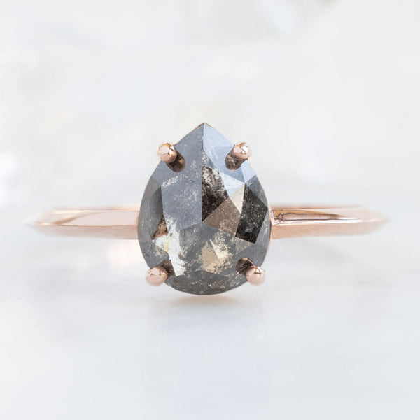 Alexis Russell Custom Diamond Ring Design Your Own Custom | Black Diamond Engagement Ring