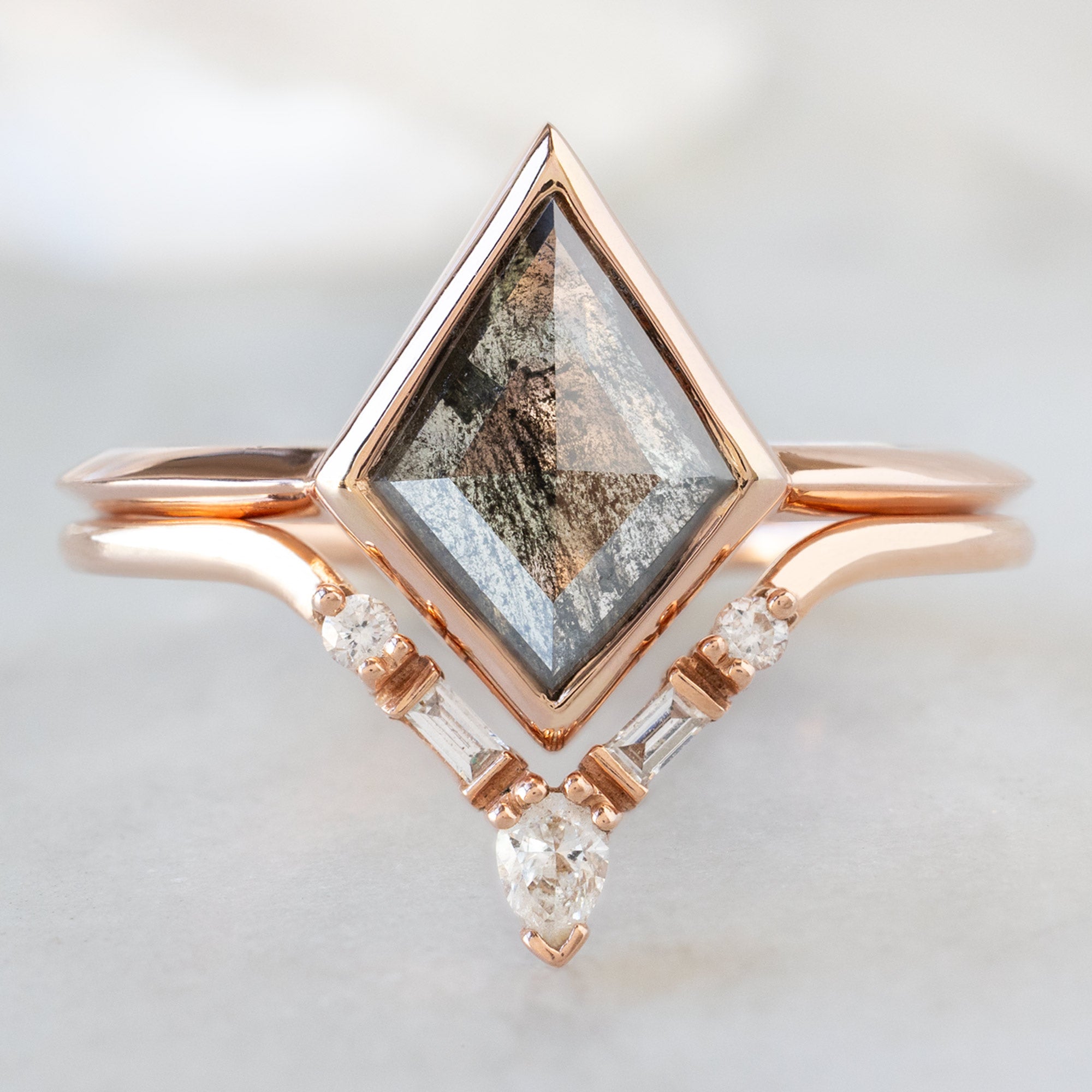 Alexis Russell Engagement Rings The Hazel Ring | Build Your Own Kite Black Diamond Engagement Ring