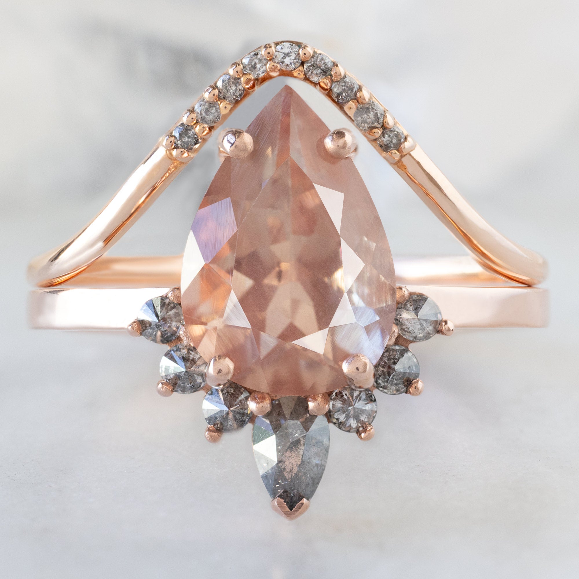 Alexis Russell  Engagement Rings The Aster Ring | Build Your Own Pear Sunstone Engagement Ring