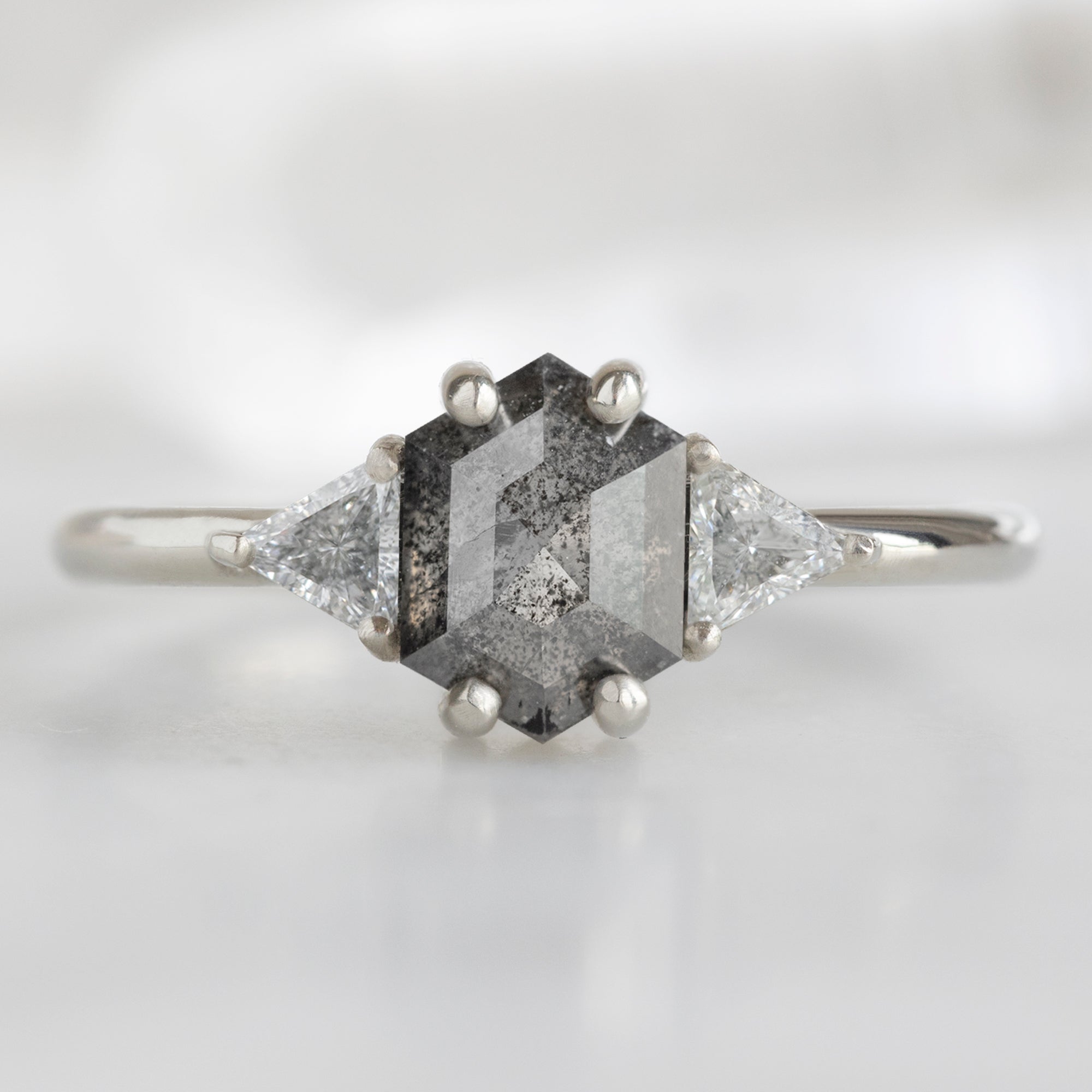 Alexis Russell Custom Diamond Ring Design Your Own Custom | Hexagon Diamond Engagement Ring
