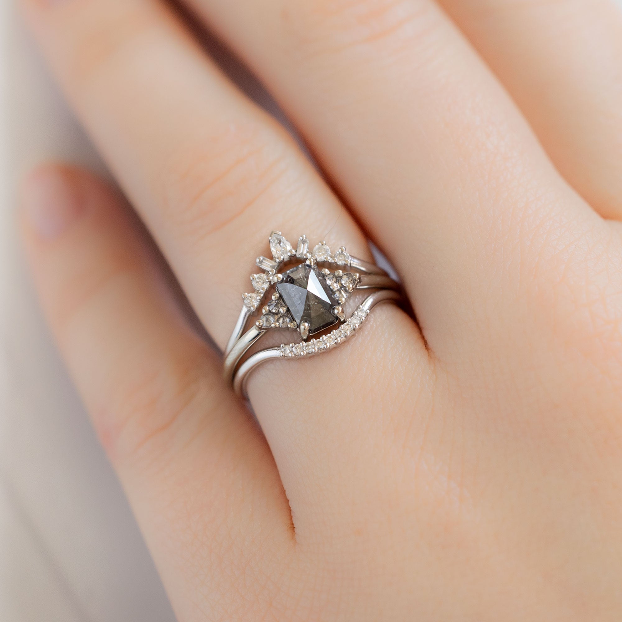 Alexis Russell Custom Diamond Ring Design Your Own Custom | Emerald-Cut Diamond Engagement Ring