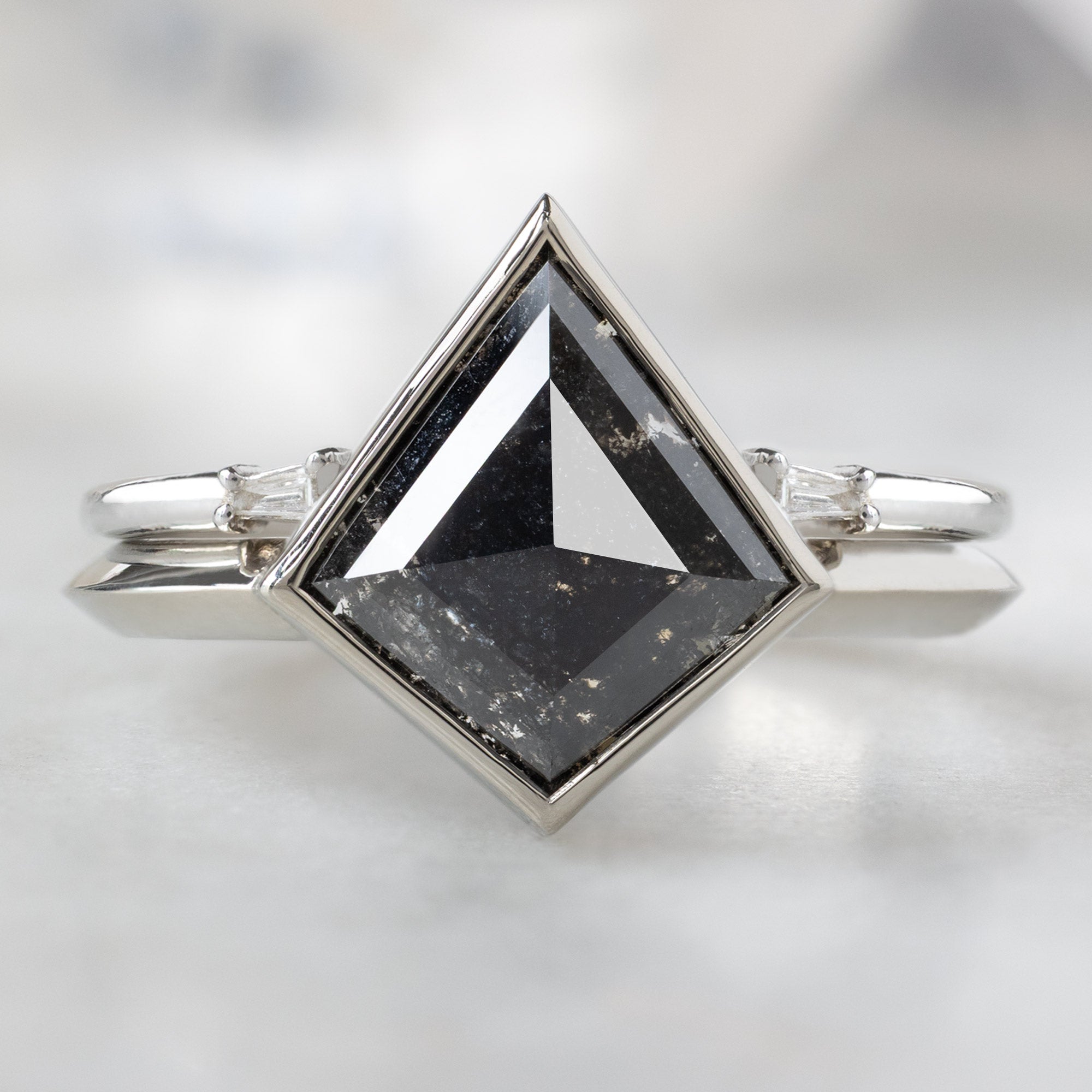 Alexis Russell Engagement Rings The Hazel Ring | Build Your Own Kite Black Diamond Engagement Ring