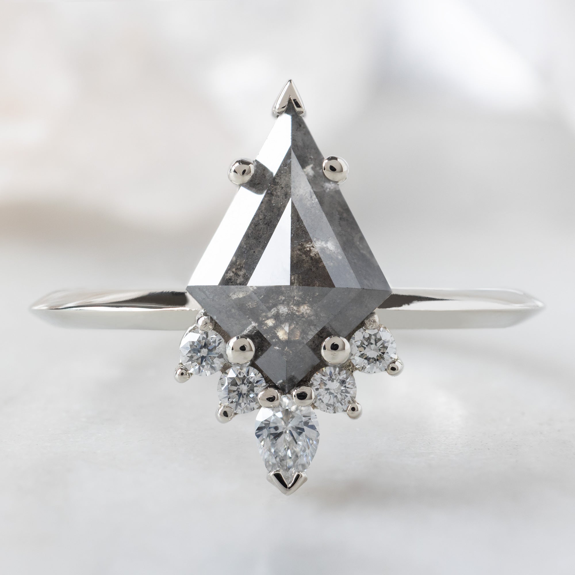 Alexis Russell  Engagement Rings The Aster Ring | Build Your Own Kite Black Diamond Engagement Ring