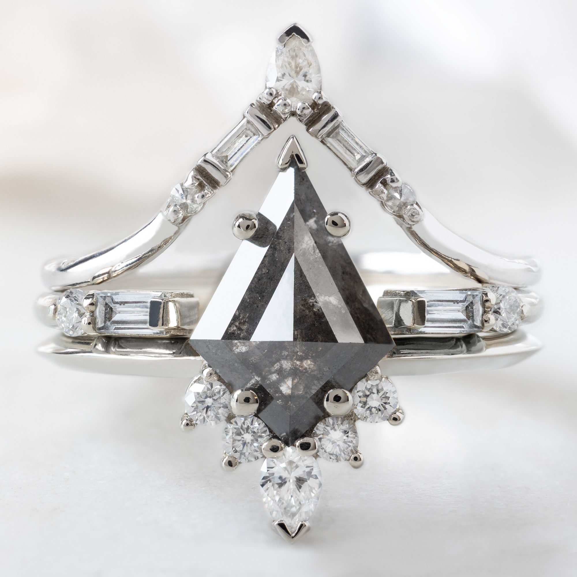 Alexis Russell  Engagement Rings The Aster Ring | Build Your Own Kite Black Diamond Engagement Ring