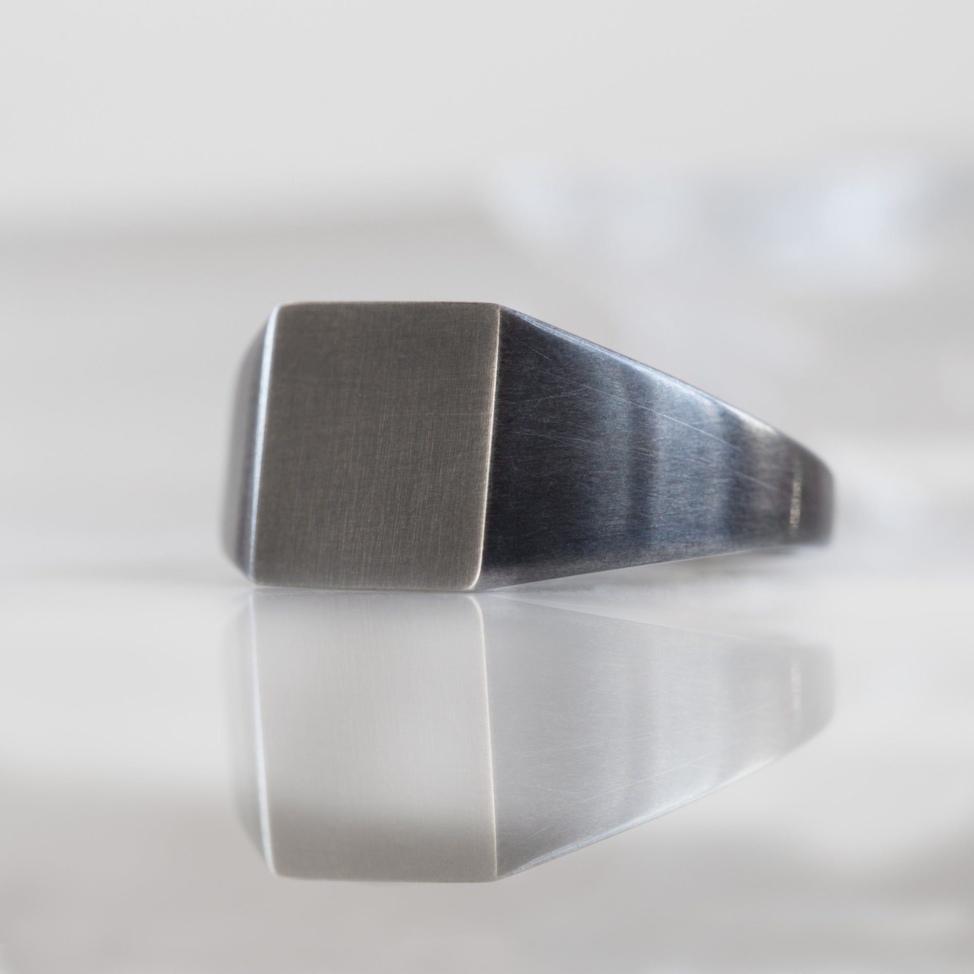Alexis Russell Rings The Personalized Men's Signet Ring | Sterling Silver
