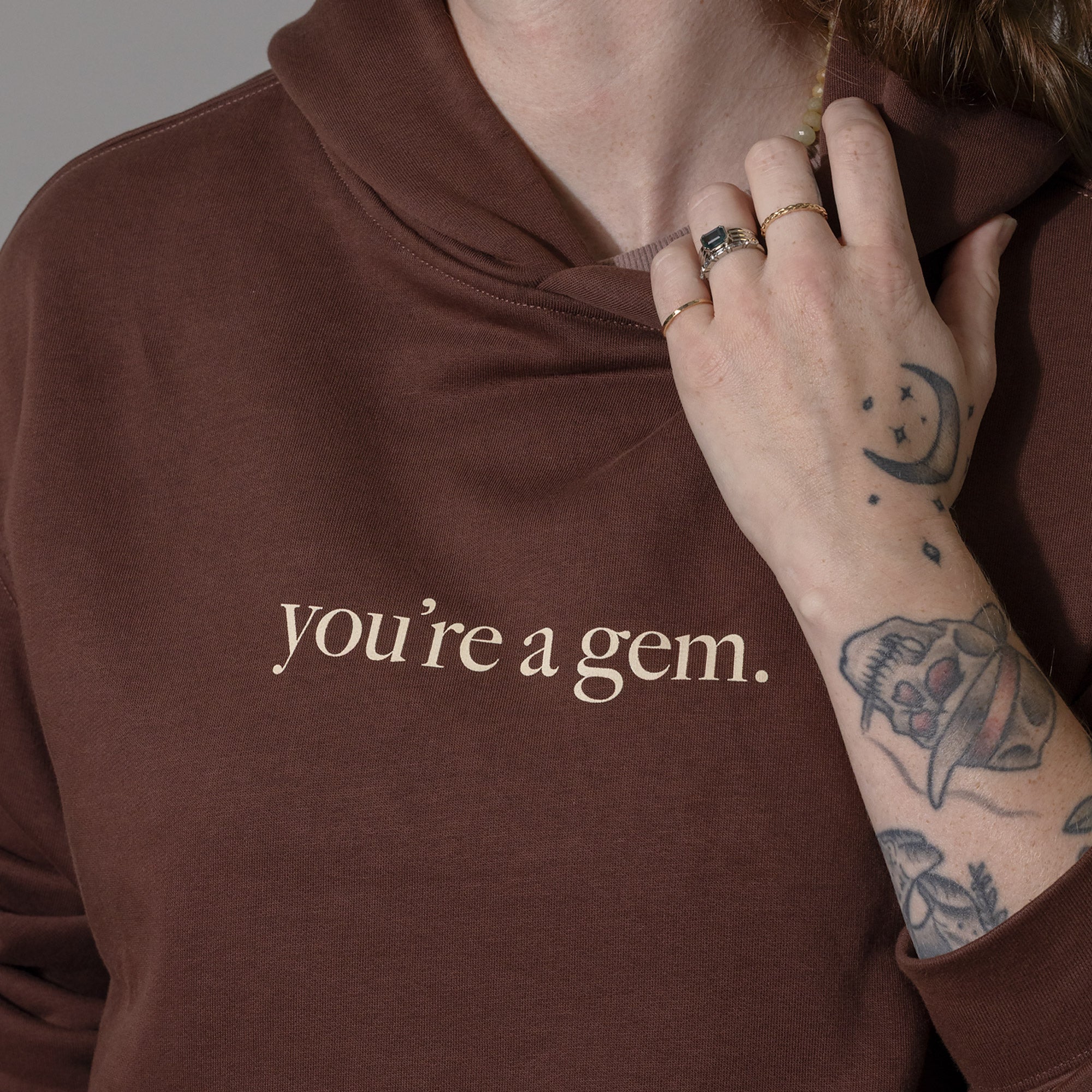 Alexis Russell Hoodies / Sweatshirts You're a Gem Hoodie