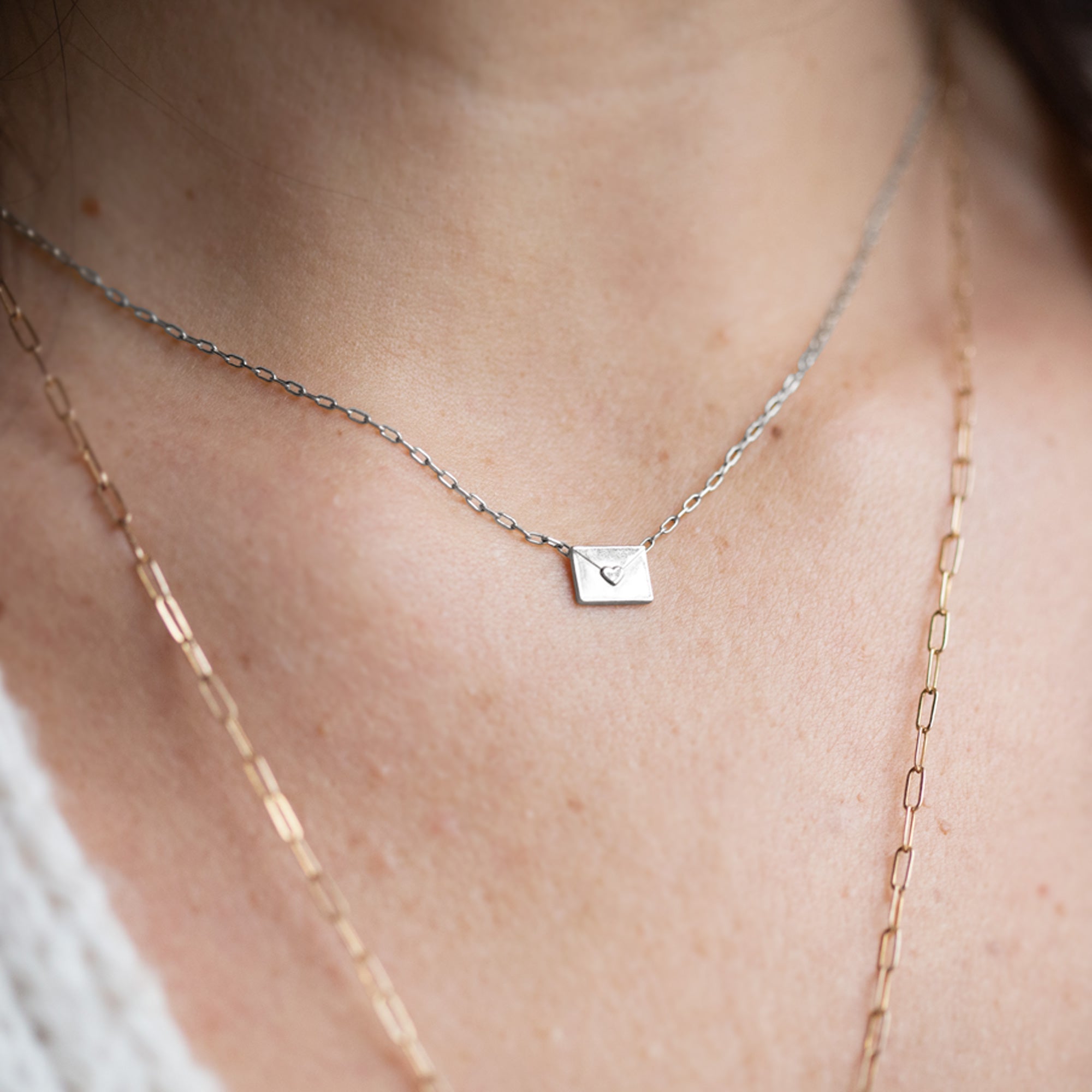 Alexis Russell Necklaces The Loveletter Necklace | Sterling Silver